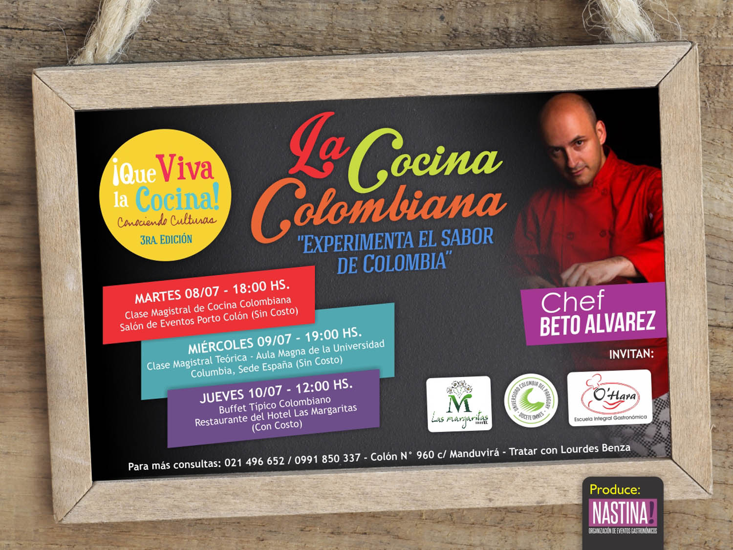 Columbia apoya la edición 2014 de “Qué Viva la Cocina”